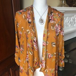 NWT🍁KAii OF Los Angeles - Floral Kimono Jacket